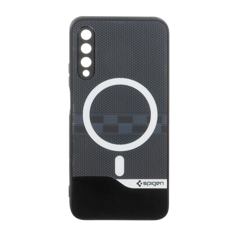 قاب گوشی Honor 9x Pro / Y9S هوآوی اسپیگن SPIGEN طرح مگ سیف کربن هاشور HARD مشکی کد 96375