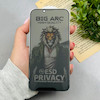 گلس گوشی iPhone 13 / 13 Pro / 14 / 16e آیفون شیشه ای Big Arc بیگ آرک سری حریم شخصی Privacy ESD Glass فول کاور اورجینال کد 96390