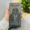 گلس گوشی iPhone 15 Pro Max آیفون شیشه ای Big Arc بیگ آرک سری حریم شخصی Privacy ESD Glass فول کاور اورجینال کد 96393