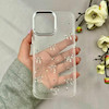 قاب گوشی iPhone 13 Pro Max آیفون لاکچری شفاف رزینی لنز کرومی طرح پاپیون کرومی کد 115861