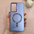 قاب گوشی Galaxy A17 سامسونگ اورجینال SO COOL سوکول لنز کرومی براق طرح مگ سیف اسپرت Sport آبی کد 113264