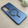 قاب گوشی Galaxy A17 سامسونگ اورجینال SO COOL سوکول لنز کرومی براق طرح مگ سیف اسپرت Sport آبی کد 113264