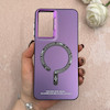 قاب گوشی Galaxy A17 سامسونگ اورجینال SO COOL سوکول لنز کرومی براق طرح مگ سیف اسپرت Sport بنفش کد 113265
