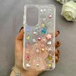 قاب گوشی Galaxy A17 سامسونگ اورجینال Hard شفاف رزینی برجسته استیکری کیوت کد 113455