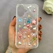 قاب گوشی iPhone 16 آیفون اورجینال Hard شفاف رزینی برجسته استیکری کیوت کد 113481