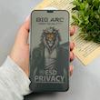 گلس گوشی iPhone XR - iPhone 11 آیفون شیشه ای Big Arc بیگ آرک سری حریم شخصی Privacy ESD Glass فول کاور اورجینال کد 96399