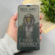 گلس گوشی iPhone XS Max - iPhone 11 Pro Max آیفون شیشه ای Big Arc بیگ آرک سری حریم شخصی Privacy ESD Glass فول کاور اورجینال کد 96400