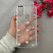 قاب گوشی Galaxy A11 - M11 سامسونگ لاکچری شفاف رزینی لنز کرومی طرح کیتی نگینی کد 96413