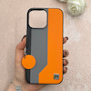 قاب گوشی iPhone 16 Pro Max آیفون اورجینال Protection Case چرمی سخت HARD لوگو فلزی لنز برجسته اسپرت کد 113696