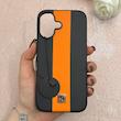 قاب گوشی iPhone 16 آیفون اورجینال Protection Case چرمی سخت HARD لوگو فلزی لنز برجسته اسپرت کد 113704
