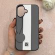 قاب گوشی iPhone 16 آیفون اورجینال Protection Case چرمی سخت HARD لوگو فلزی لنز برجسته اسپرت کد 113705