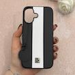 قاب گوشی iPhone 16 آیفون اورجینال Protection Case چرمی سخت HARD لوگو فلزی لنز برجسته اسپرت کد 113706