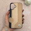 قاب گوشی iPhone 17 آیفون اورجینال Protection Case چرمی سخت HARD لوگو فلزی لنز برجسته اسپرت کد 113711