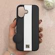 قاب گوشی iPhone 17 آیفون اورجینال Protection Case چرمی سخت HARD لوگو فلزی لنز برجسته اسپرت کد 113716