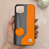 قاب گوشی iPhone 13 - iPhone 14 آیفون اورجینال Protection Case چرمی سخت HARD لوگو فلزی لنز برجسته اسپرت کد 113719