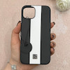 قاب گوشی iPhone 13 - iPhone 14 آیفون اورجینال Protection Case چرمی سخت HARD لوگو فلزی لنز برجسته اسپرت کد 113721
