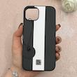 قاب گوشی iPhone 13 - iPhone 14 آیفون اورجینال Protection Case چرمی سخت HARD لوگو فلزی لنز برجسته اسپرت کد 113721