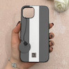 قاب گوشی iPhone 13 - iPhone 14 آیفون اورجینال Protection Case چرمی سخت HARD لوگو فلزی لنز برجسته اسپرت کد 113722