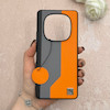 قاب گوشی Redmi Note 14 Pro 4G شیائومی اورجینال Protection Case چرمی سخت HARD لوگو فلزی لنز برجسته اسپرت کد 113733