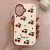 قاب گوشی iPhone 17 آیفون سیلیکونی پاک کنی طرح آلبالو چری CHERRY کیوت برجسته کد 113438