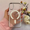 قاب گوشی iPhone 17 آیفون طلقی اورجینال Unique Case طرح مگ سیف مات بژ کد E10-114051
