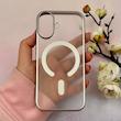 قاب گوشی iPhone 17 آیفون طلقی اورجینال Unique Case طرح مگ سیف مات بژ کد E10-114051