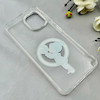 قاب گوشی Galaxy A06 سامسونگ اورجینال ژله ای شیشه ای شفاف طرح مگ سیف فانتزی کرومی دخترونه کد 116567