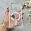 قاب گوشی Galaxy A10S سامسونگ اورجینال ژله ای شیشه ای شفاف طرح مگ سیف فانتزی کرومی دخترونه کد 116587