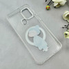 قاب گوشی Galaxy A21S سامسونگ اورجینال ژله ای شیشه ای شفاف طرح مگ سیف فانتزی کرومی دخترونه کد 116639