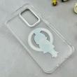 قاب گوشی Galaxy A54 سامسونگ اورجینال ژله ای شیشه ای شفاف طرح مگ سیف فانتزی کرومی دخترونه کد 116718