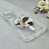 قاب گوشی Galaxy A13 4G - Galaxy A04S سامسونگ اورجینال ژله ای شیشه ای شفاف طرح مگ سیف فانتزی کرومی دخترونه کد 116787