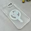 قاب گوشی iPhone 7 - iPhone 8 - iPhone SE 2020 - iPhone SE 2022 آیفون اورجینال ژله ای شیشه ای شفاف طرح مگ سیف فانتزی کرومی دخترونه کد 116829