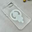قاب گوشی iPhone 7 - iPhone 8 - iPhone SE 2020 - iPhone SE 2022 آیفون اورجینال ژله ای شیشه ای شفاف طرح مگ سیف فانتزی کرومی دخترونه کد 116831