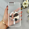 قاب گوشی iPhone 7 Plus - iPhone 8 Plus آیفون اورجینال ژله ای شیشه ای شفاف طرح مگ سیف فانتزی کرومی دخترونه کد 116843