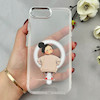 قاب گوشی iPhone 7 Plus - iPhone 8 Plus آیفون اورجینال ژله ای شیشه ای شفاف طرح مگ سیف فانتزی کرومی دخترونه کد 116845