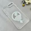 قاب گوشی iPhone 7 Plus - iPhone 8 Plus آیفون اورجینال ژله ای شیشه ای شفاف طرح مگ سیف فانتزی کرومی دخترونه کد 116845
