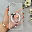 قاب گوشی iPhone 7 Plus - iPhone 8 Plus آیفون اورجینال ژله ای شیشه ای شفاف طرح مگ سیف فانتزی کرومی دخترونه کد 116846