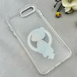 قاب گوشی iPhone 7 Plus - iPhone 8 Plus آیفون اورجینال ژله ای شیشه ای شفاف طرح مگ سیف فانتزی کرومی دخترونه کد 116846