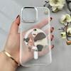 قاب گوشی iPhone 14 Pro Max آیفون اورجینال ژله ای شیشه ای شفاف طرح مگ سیف فانتزی کرومی دخترونه کد 116915