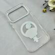 قاب گوشی iPhone 17 Pro Max آیفون اورجینال ژله ای شیشه ای شفاف طرح مگ سیف فانتزی کرومی دخترونه کد 116945