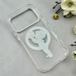 قاب گوشی iPhone 17 Pro آیفون اورجینال ژله ای شیشه ای شفاف طرح مگ سیف فانتزی کرومی دخترونه کد 116955