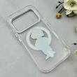 قاب گوشی iPhone 17 Pro آیفون اورجینال ژله ای شیشه ای شفاف طرح مگ سیف فانتزی کرومی پسرونه کد 116956