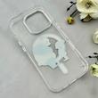 قاب گوشی iPhone 16 Pro آیفون اورجینال ژله ای شیشه ای شفاف طرح مگ سیف فانتزی کرومی دخترونه کد 116966