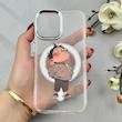 قاب گوشی iPhone 16 آیفون اورجینال ژله ای شیشه ای شفاف طرح مگ سیف فانتزی کرومی پسرونه کد 116989