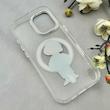قاب گوشی iPhone 17 آیفون اورجینال ژله ای شیشه ای شفاف طرح مگ سیف فانتزی کرومی پسرونه کد 117007