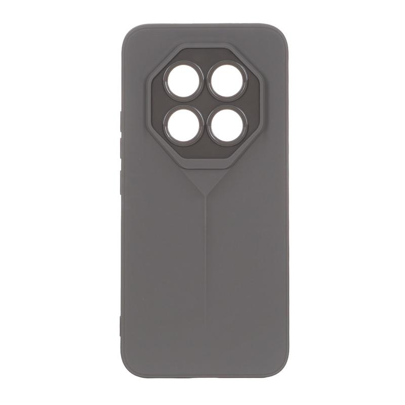 قاب گوشی Redmi Note 15 Pro Plus شیائومی سری Porsche Design سیلیکونی ژله ای محافظ لنز دار طوسی کد 117316
