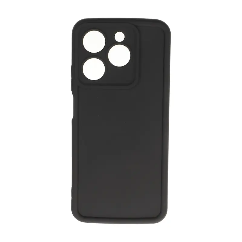 قاب گوشی Realme C61 ریلمی سیلیکونی ژله ای Solid محافظ لنزدار مشکی کد 117322