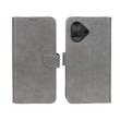 کیف گوشی Honor Play 10 آنر مگنتی طرح چرم کتابی محافظ لنزدار طوسی کد 117427