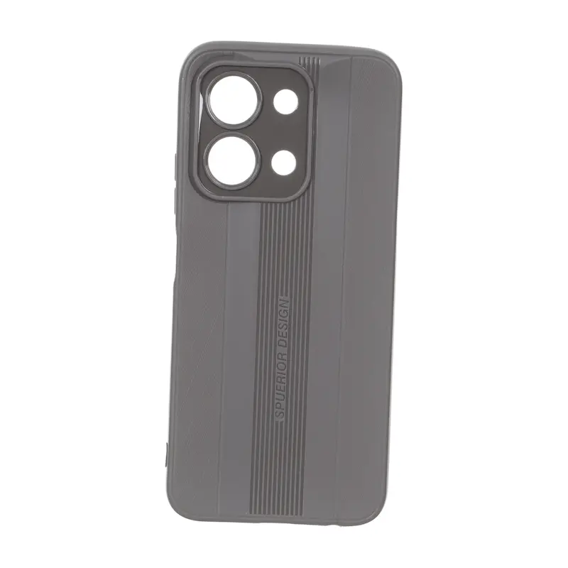قاب گوشی Redmi 15C - Poco C85 شیائومی Spuerior Design سیلیکونی ژله ای محافظ لنز دار طوسی کد 117342