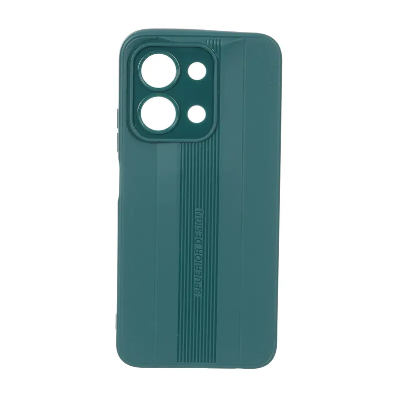قاب گوشی Redmi 15C - Poco C85 شیائومی Spuerior Design سیلیکونی ژله ای محافظ لنز دار سبز کد 117343